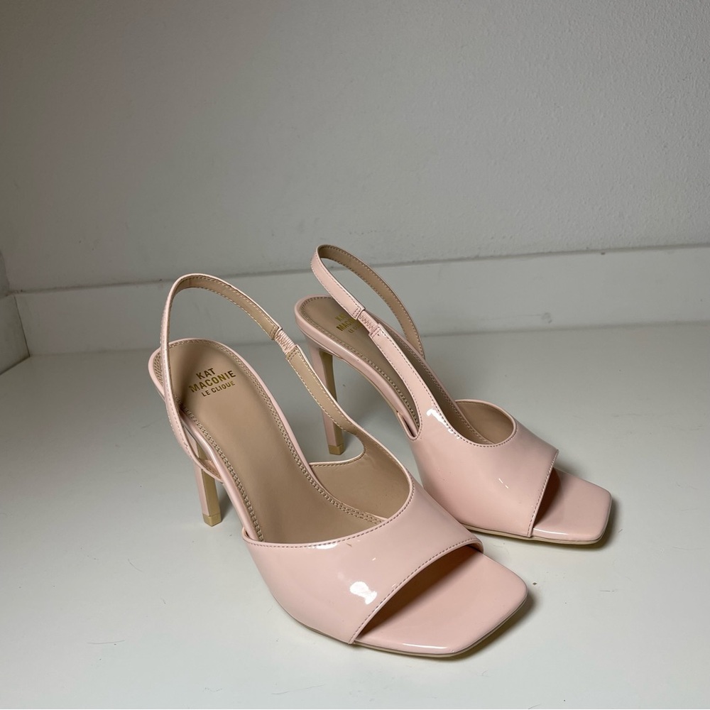 Kat Maconie Le Clique Blush Slingback Heels size 5 Coquette Baddie Princesscore